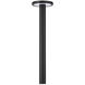 Perch 10 watt Black Outdoor Bollard